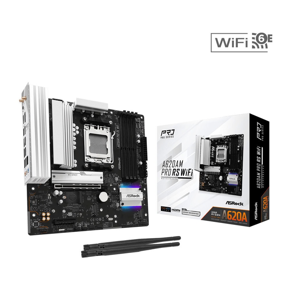 Дънна платка ASRock A620AM PRO RS WIFI