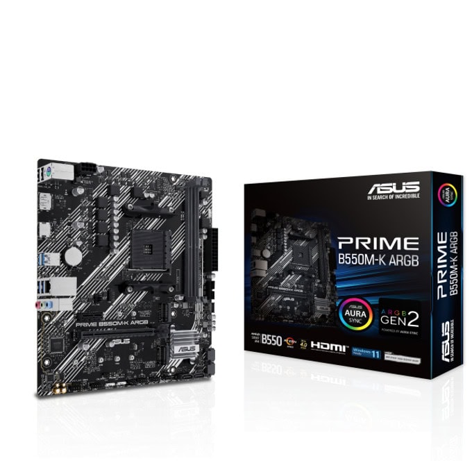 Дънна платка Asus PRIME B550M-K ARGB