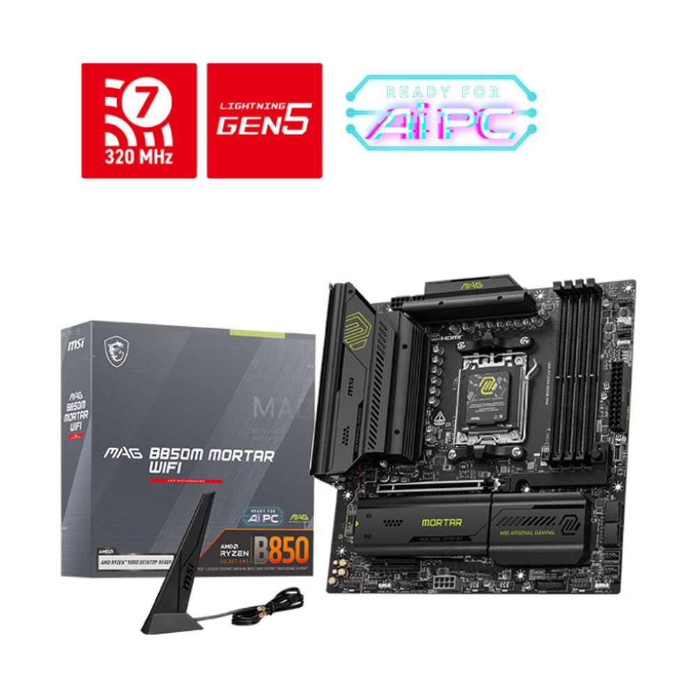 Дънна платка MSI MAG B850M MORTAR WIFI