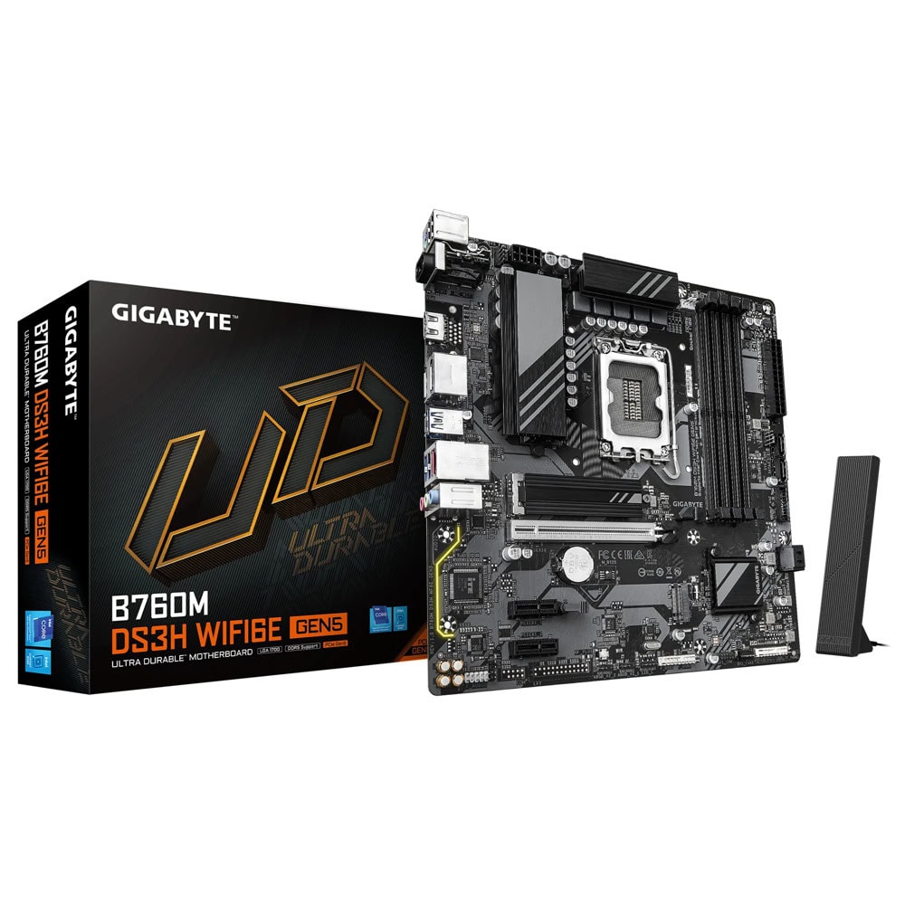 Дънна платка Gigabyte B760M DS3H WIFI6E GEN5
