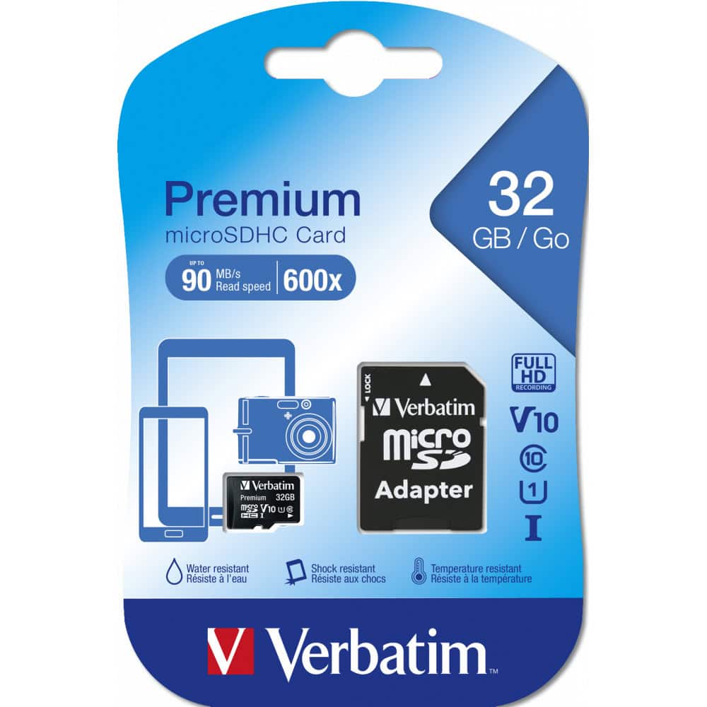 Карта памет 32GB microSDHC с адаптер