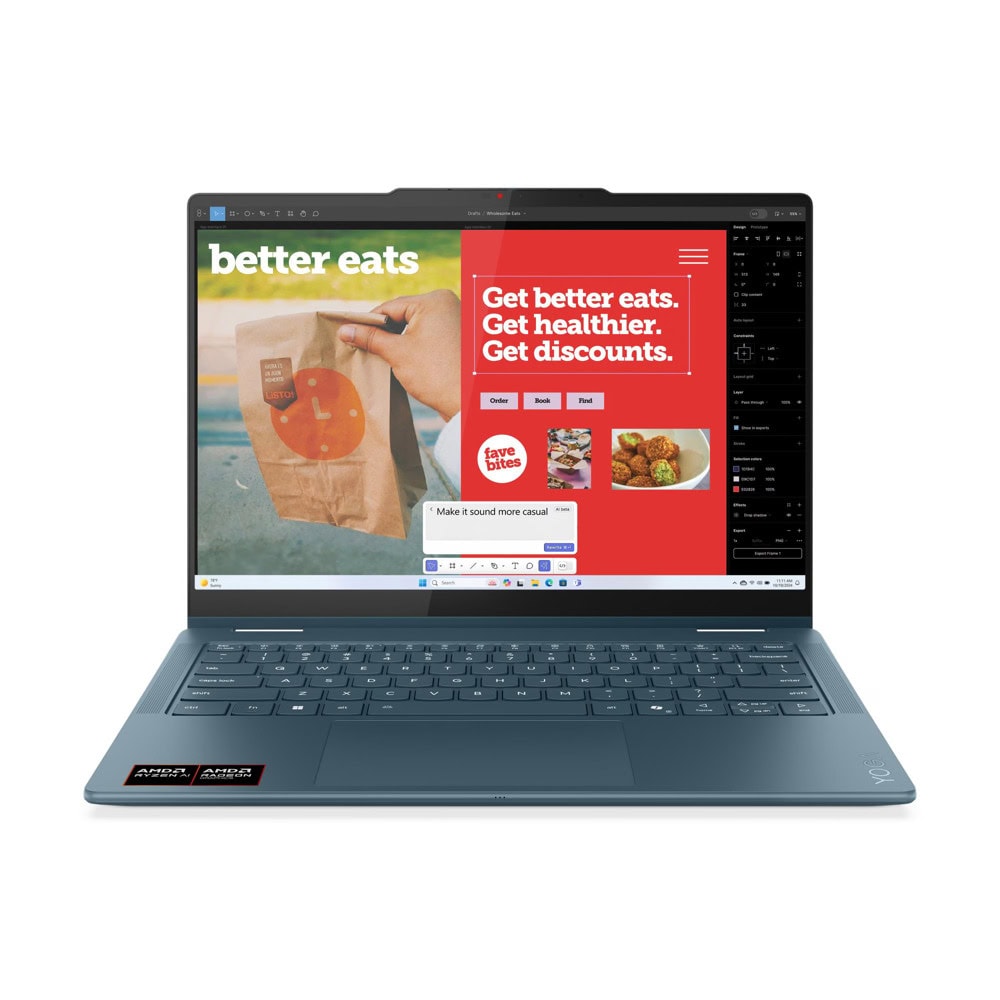 Лаптоп Lenovo Yoga 7 14AKP10 (83JR0011BM)(зелен)