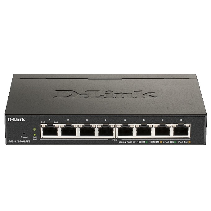 Суич D-Link DGS-1100-08PV2