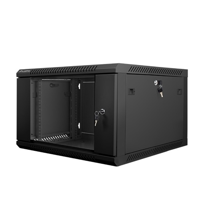 Комуникационен шкаф Lanberg WF01-6606-10B