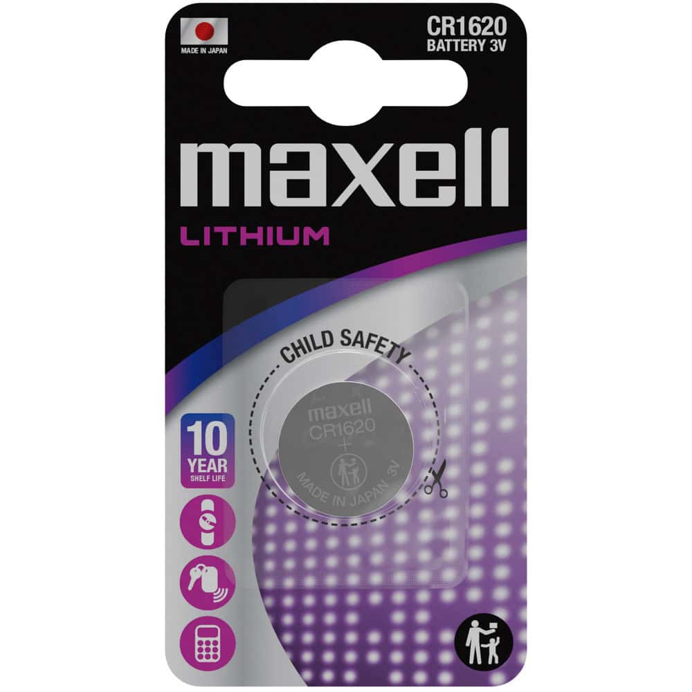 Батерия литиева Maxell CR1620