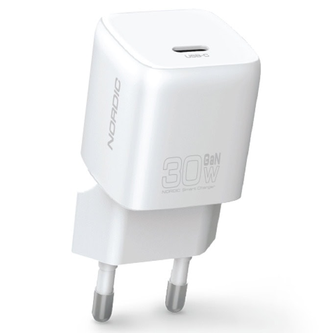Зарядно устройство Nordic PD GaN 30W