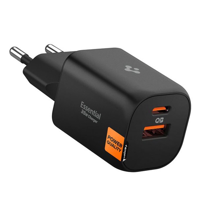 Зарядно устройство Spigen Essential EE352EU 35W (ACH09463)