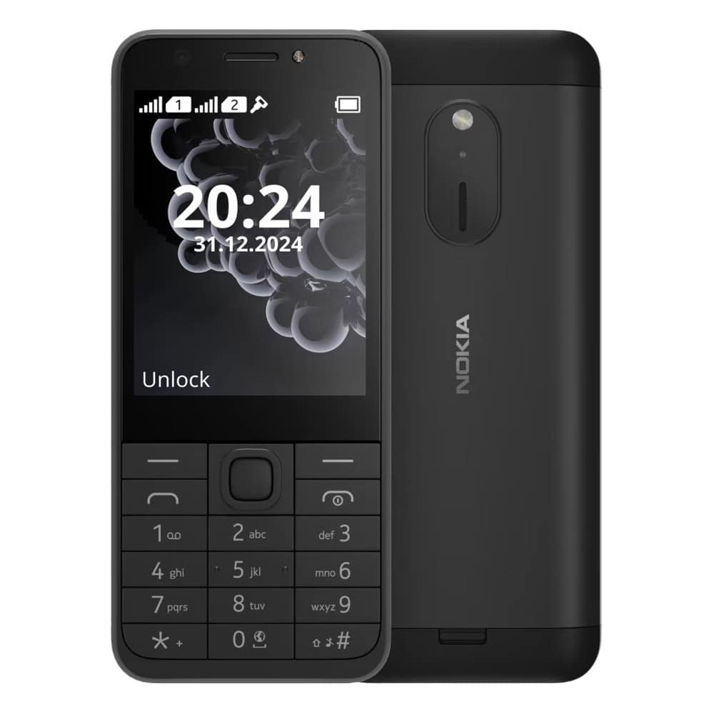 Мобилен телефон Nokia 230 2024 (черен)(Нарушена опаковка)