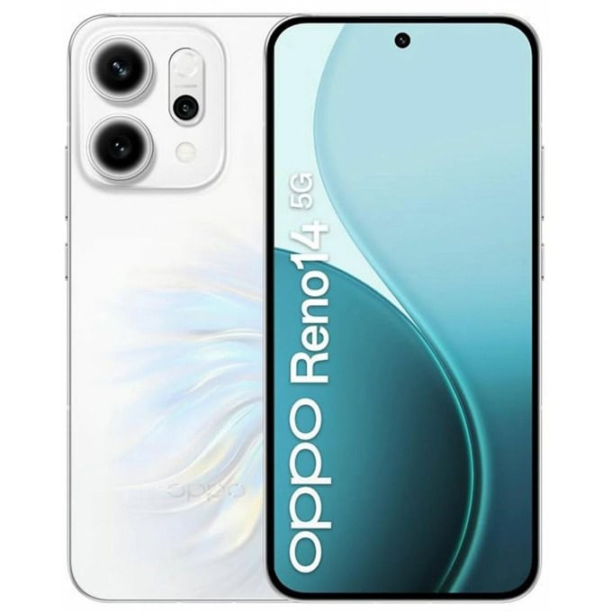 Смартфон Oppo Reno14 5G (бял)