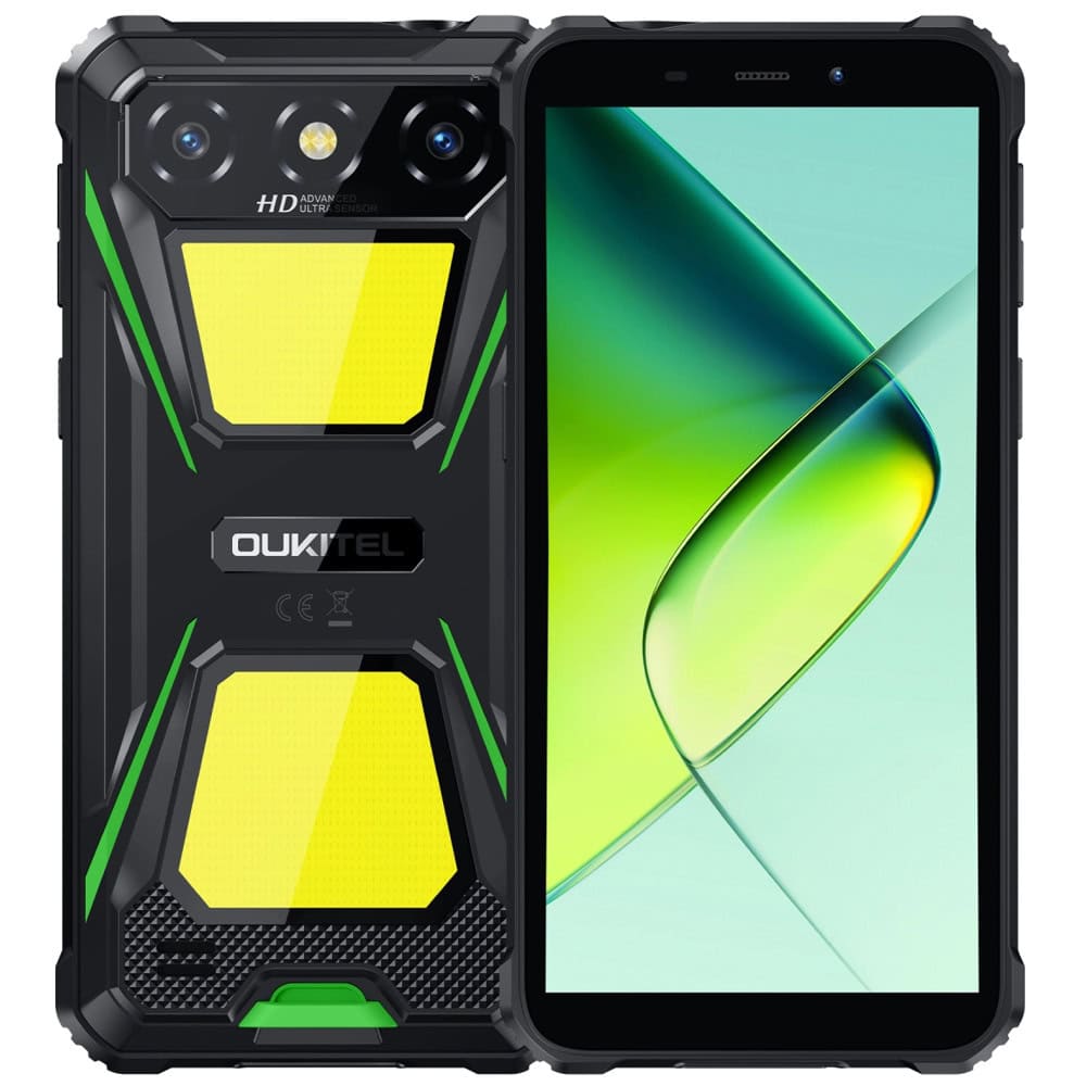 Смартфон Oukitel G5 (черно-зелен)