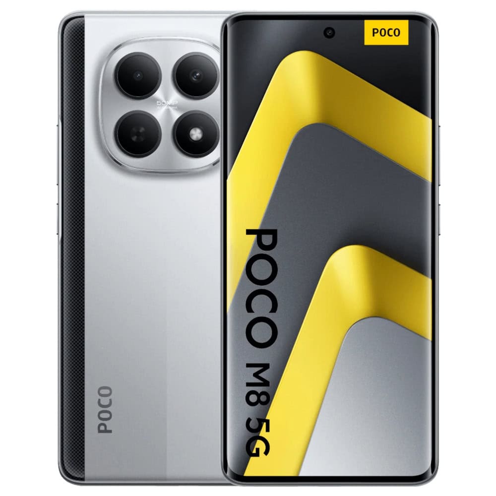 Смартфон Poco M8 5G (сребрист)